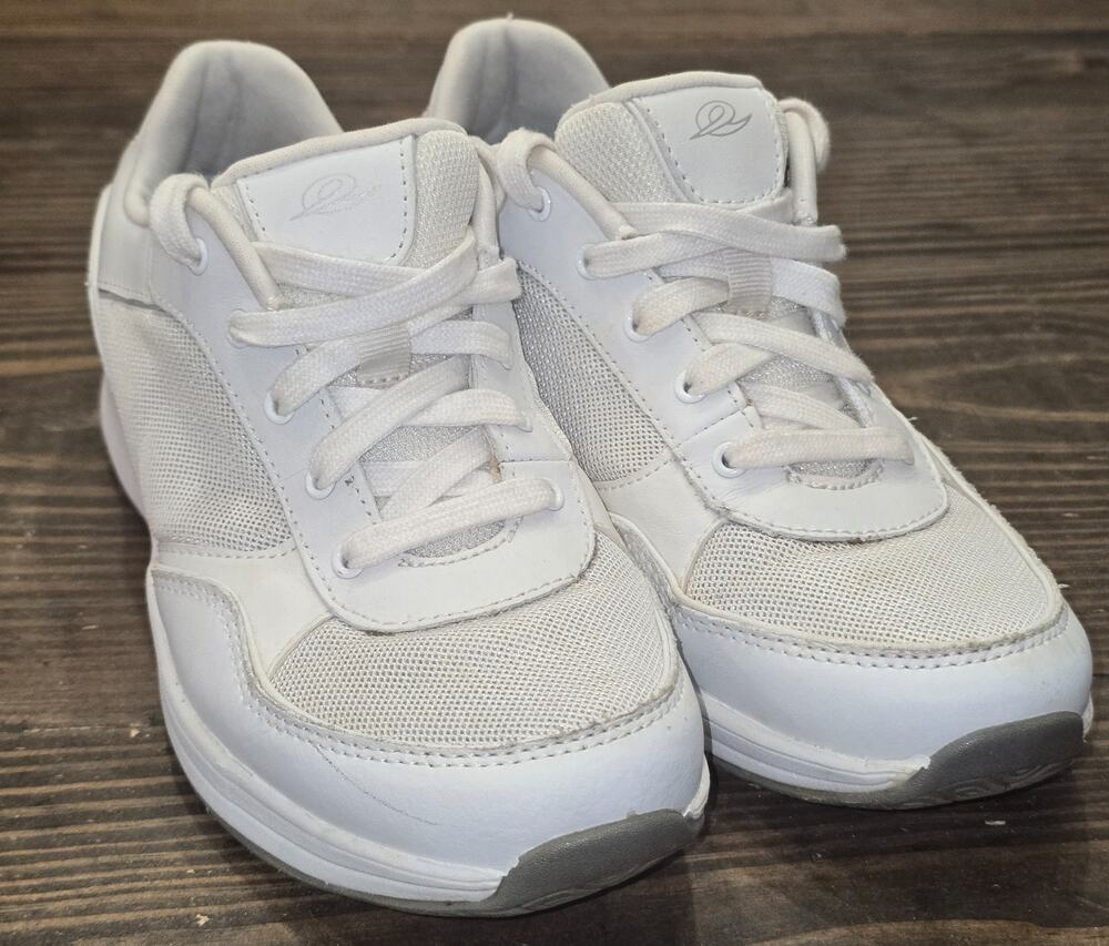 Easy Spirit Tour Run ESTOURRUN Running Shoes, White, Womens US Size 7.5 EURO 38
